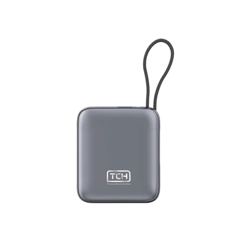 پاوربانک 10000 میلی آمپر تی سی اچ 22.5 وات مدل TCH PB mini 1020 دارای کابل تبدیل USB-C به لایتنینگ با گارانتی 18 ماهه شرکتی