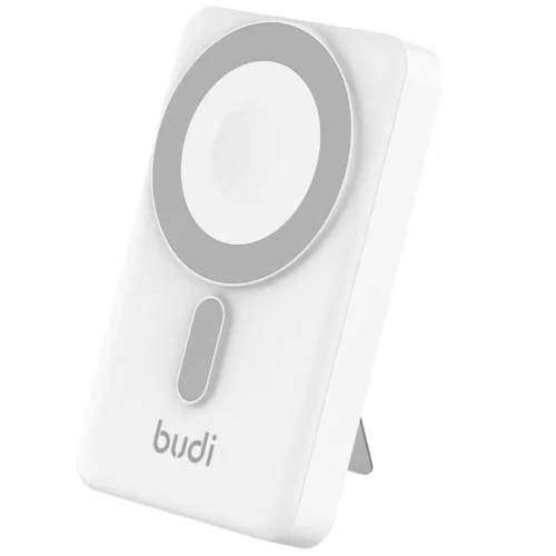 پاوربانک بی سیم بودی PD و فست 10000mAh 22.5W دارای استند و دو کابل متصل مدل PB809W با گارانتی 18 ماهه (6 ماه تعویض)