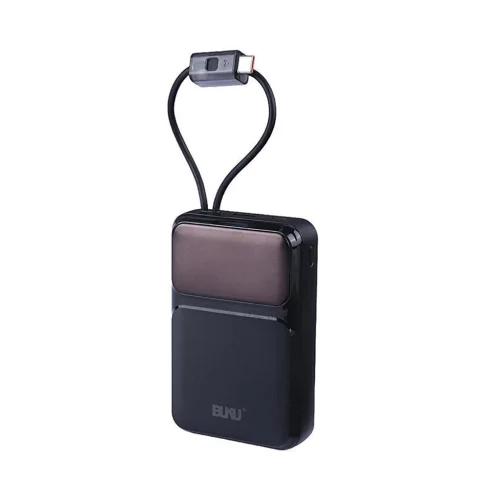 پاوربانک 20000 میلی آمپر بوکو 22.5 وات مدل Buku MG-G181 دارای کابل USB-C و لایتنینگ متصل با گارانتی 12 ماهه شرکتی
