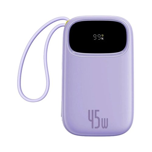 پاوربانک 20000 میلی آمپر باسئوس 45 وات مدل Baseus EnerFill FC31 به همراه دو کابل USB-C متصل با گارانتی 24 ماهه شرکتی