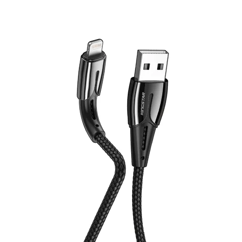 کابل لایتنینگ کینگ استار مدل King Star K360i طول 1.2 متر با گارانتی 12 ماهه شرکتی