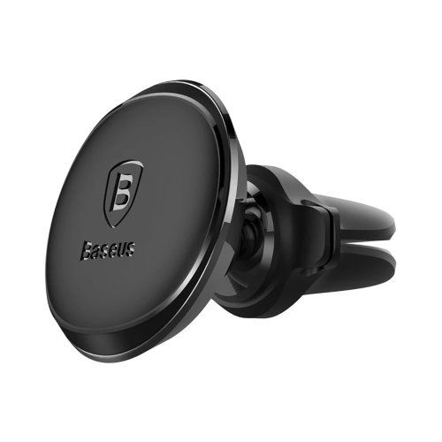 پایه نگهدارنده مگنتی موبایل باسئوس مدل Baseus Magnetic Car Mount With Cable Clip Air Vent Version C40141201113-00 با گارانتی 24 ماهه شرکتی