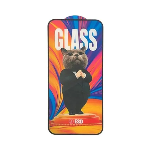 پک ده عددی محافظ صفحه نمایش Anti Static Mr Cat اپل مدل iPhone 15 Pro