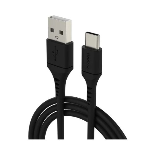 کابل شارژ USB به USB-C هادرون مدل Hadron HTC-A-C01L جریان 2.4 آمپر طول 2 متر با گارانتی 12 ماهه شرکتی