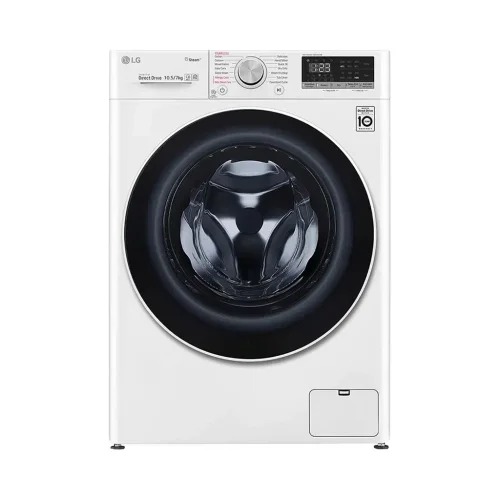 ماشین لباسشویی 10.5 کیلو ال جی مدل LG F4V5RGP0W با گارانتی 24 ماهه شرکتی