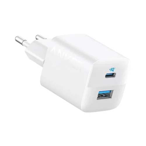 شارژر دیواری 33 وات انکر مدل Anker 323 Charger A2331 با 1 خروجی USB و 1 خروجی USB-C با گارانتی 18 ماهه شرکتی